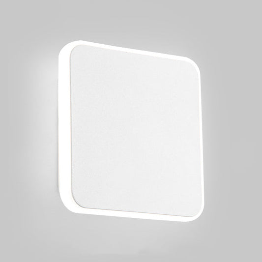 Frendorf | 1 Licht Studienraum Wandleuchte mit quadratischer Shade Schwarz/Weiß Wandlampe in Warm/Weiß Licht