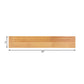 Frendorf | Gestreepte slaapkamer wandlamp hedendaags houten 14"/18"/21.5" breed 1-kops beige LED op en neer lichtarmatuur in warm/wit licht