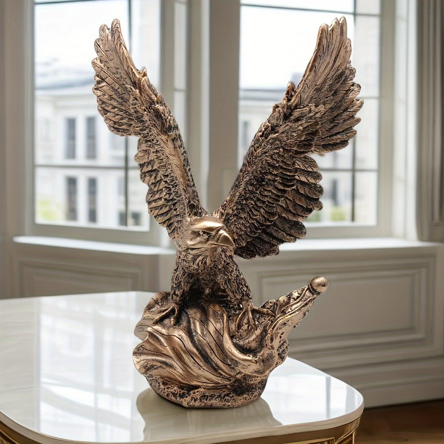 Frendorf | Luxus Beeindruckende Bronze-Adler-Skulptur