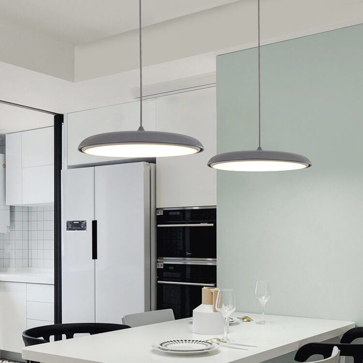 Frendorf | AeroLux Nordic Macaron LED Pendelleuchte | Metall-Hängeleuchte | Dimmbare Lichtfarben | Elegantes Design