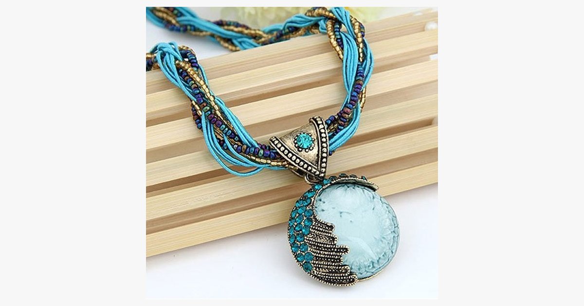 Frendorf | Bohemian Edelstein Anhänger - Bohemian Stein für einen modischen Look