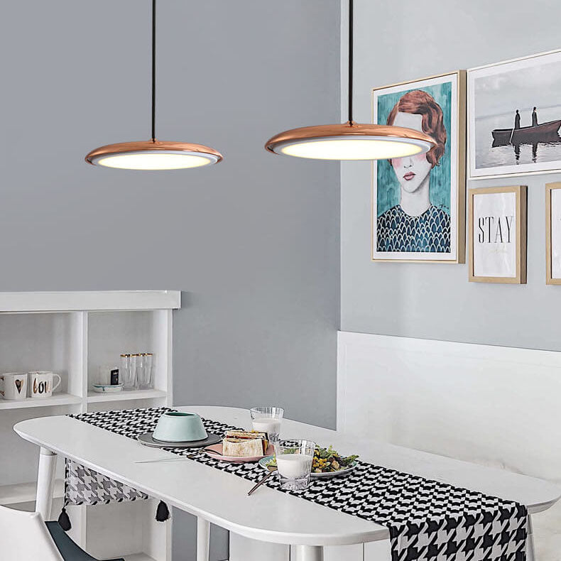 Frendorf | AeroLux Nordic Macaron LED Pendelleuchte | Metall-Hängeleuchte | Dimmbare Lichtfarben | Elegantes Design