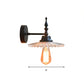 Frendorf | Klar/Grün Glas Schwarze Wandleuchte Kegel/Breite Flare 1-licht Industrie Wandlampe für Wohnzimmer