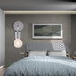 Frendorf | Gehoekte Slaapkamer Wandverlichting Retro Stijl Metalen 1 Lamp Wit/Chroom Afwerking Sconcelamp