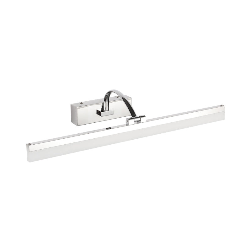 Frendorf | Acryl Slim Vanity Light Contemporary Style LED Chrome Finish Wandlamp voor Badkamer, 16"/19.5" Diameter