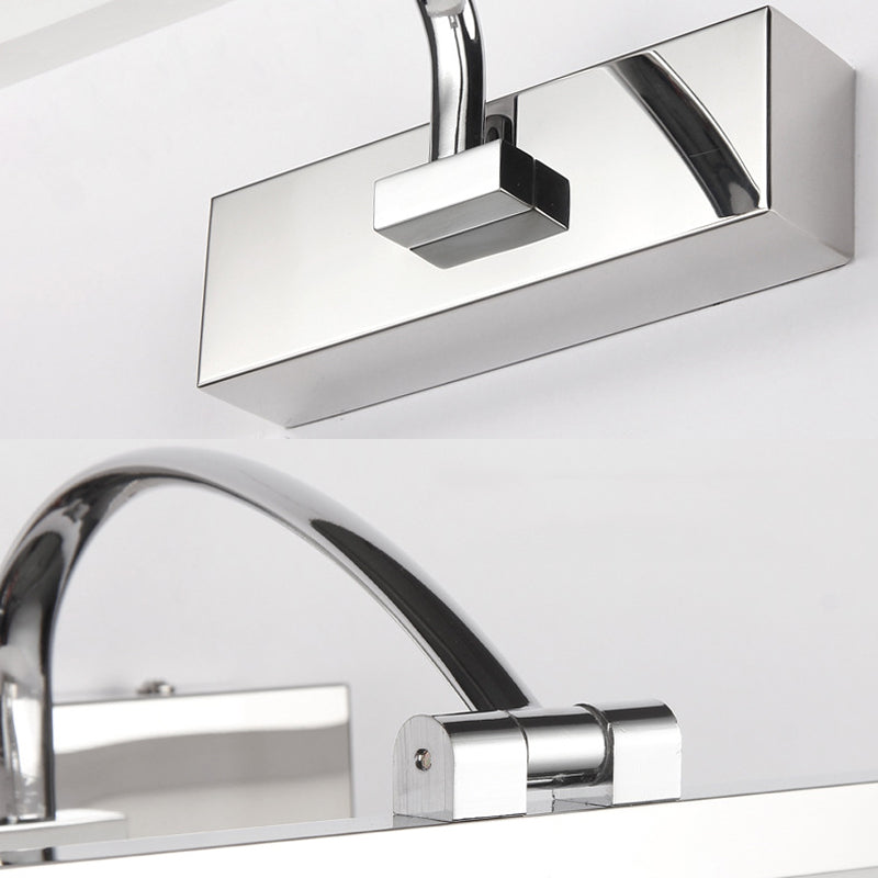 Frendorf | Acryl Slim Vanity Light Contemporary Style LED Chrome Finish Wandlamp voor Badkamer, 16"/19.5" Diameter