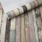 Country Shiplap Tapete Vliesstoff Wasserdicht Dunkle Farbe Wanddekoration für Wohnzimmer