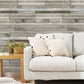 Country Shiplap Tapete Vliesstoff Wasserdicht Dunkle Farbe Wanddekoration für Wohnzimmer
