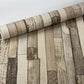 Country Shiplap Tapete Vliesstoff Wasserdicht Dunkle Farbe Wanddekoration für Wohnzimmer
