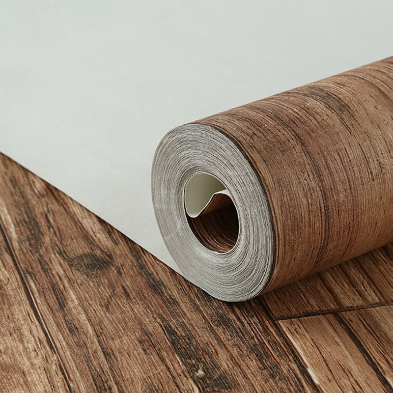 Ländliche wiederverwendete Holz-Tapete für Restaurant 33' x 20,5" Wandkunst in dunkler Farbe