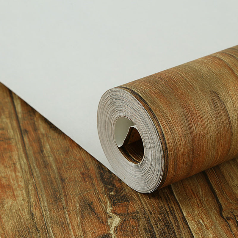 Ländliche wiederverwendete Holz-Tapete für Restaurant 33' x 20,5" Wandkunst in dunkler Farbe