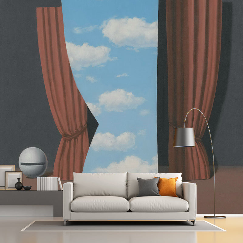 Evocative Gioconda Tapeten Wandbilder für Schlafzimmer Magritte Kunst Wanddekor, Maßgeschneidert