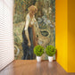 Rene Magritte Frau Stehend Wand Surrealismus Vliesmaterial Wandkunst in Braun