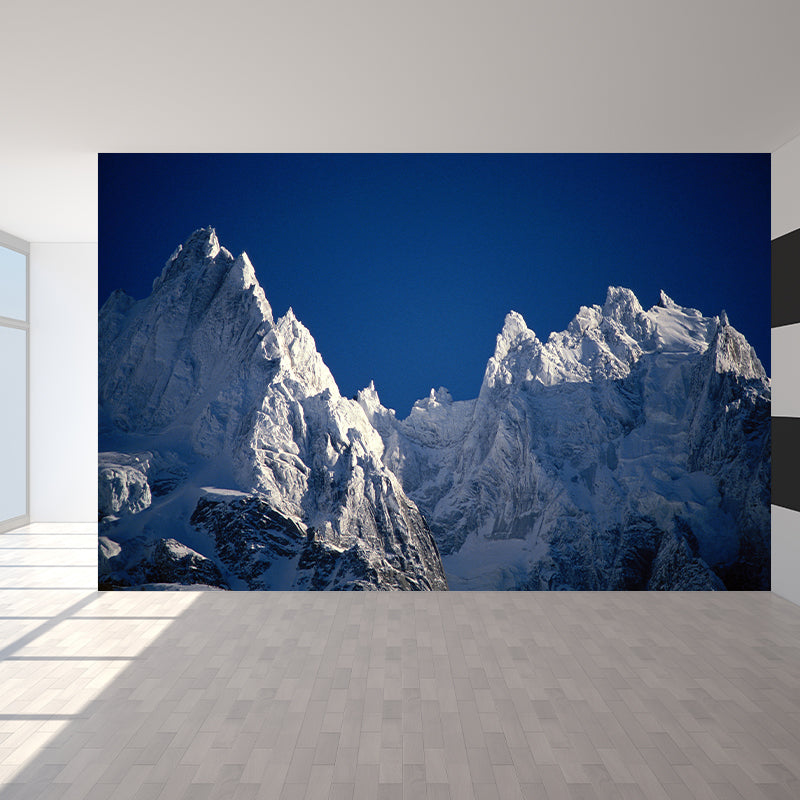 Frendorf | Sunshine on Snow Mountain Murals Moderne Fleckenresistente Wohnzimmer Wanddeko, Maßdruck