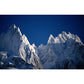 Frendorf | Sunshine on Snow Mountain Murals Moderne Fleckenresistente Wohnzimmer Wanddeko, Maßdruck