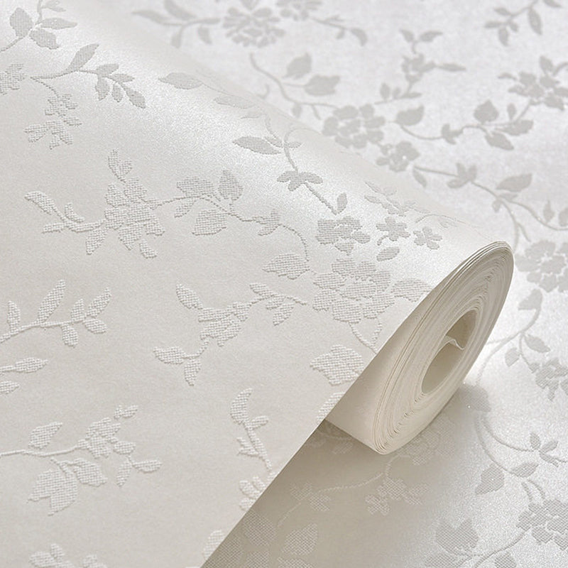 Blumenbedruckter Tapetenroll Rustic Semi-Gloss Wandverkleidung in Pastellfarben für Mädchenzimmer