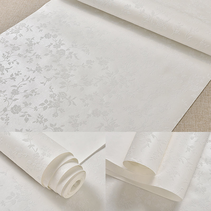 Blumenbedruckter Tapetenroll Rustic Semi-Gloss Wandverkleidung in Pastellfarben für Mädchenzimmer