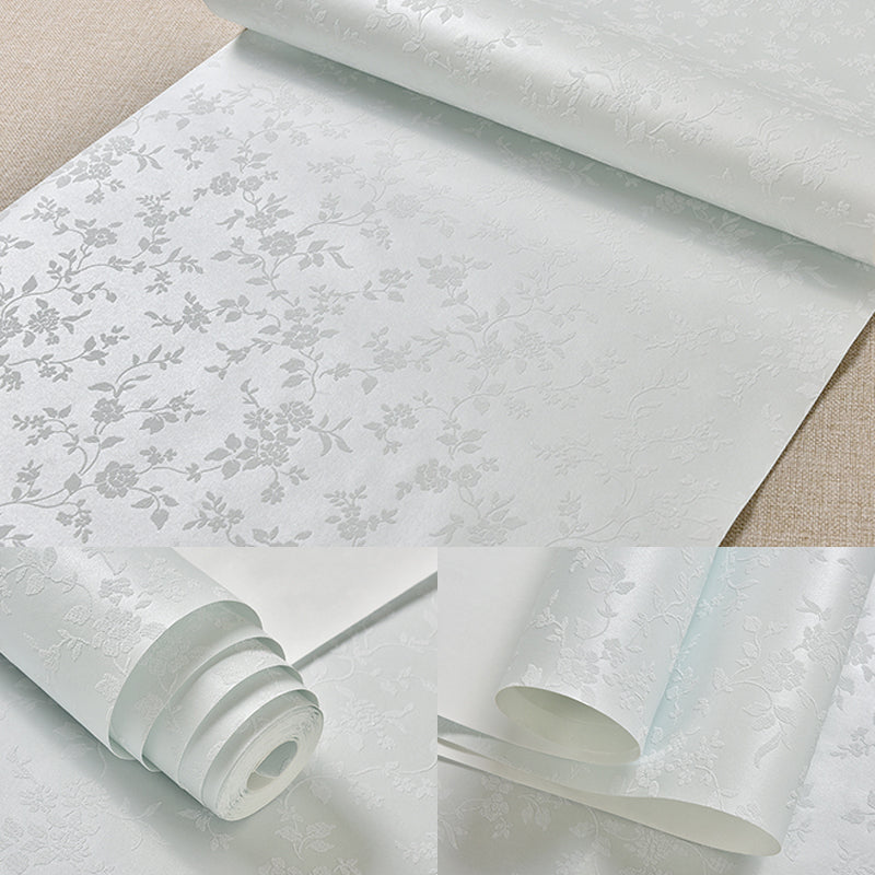 Blumenbedruckter Tapetenroll Rustic Semi-Gloss Wandverkleidung in Pastellfarben für Mädchenzimmer