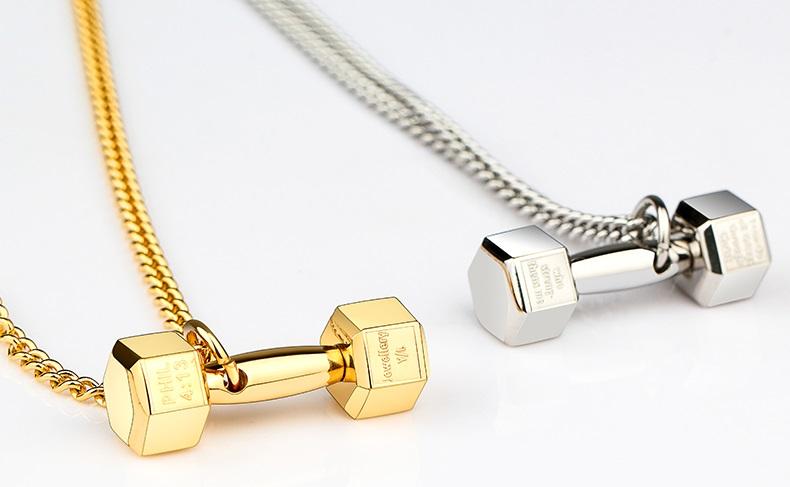 Frendorf | Coolste Kurzhantel-Halskette für Fitness-Liebhaber