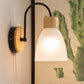 Moderne Log Simple Bend Design 1-Licht Wandleuchte Lampe