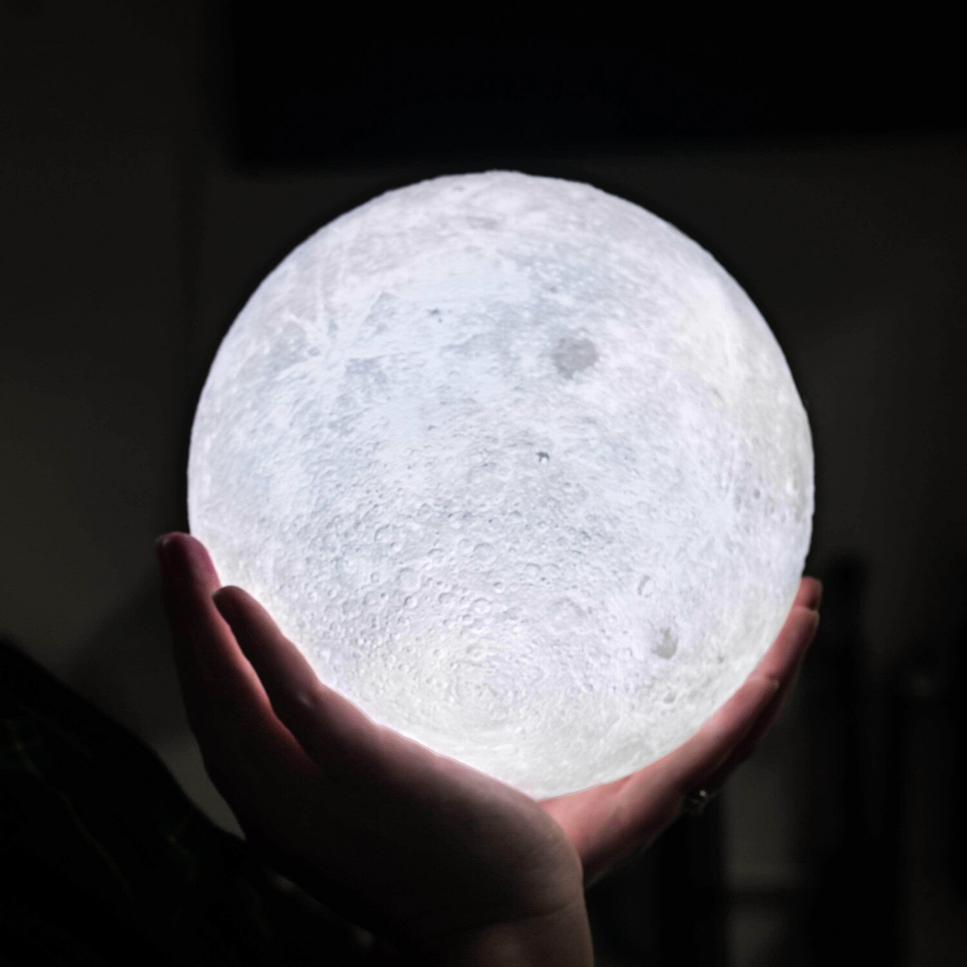 Mondlampe - Lunar - Aufladbar - Touch Steuerung