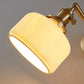 Frendorf | StripoLux Moderne Wandlampe | Minimalistische Keramik-Wandleuchte | Streifendesign | Ambientebeleuchtung