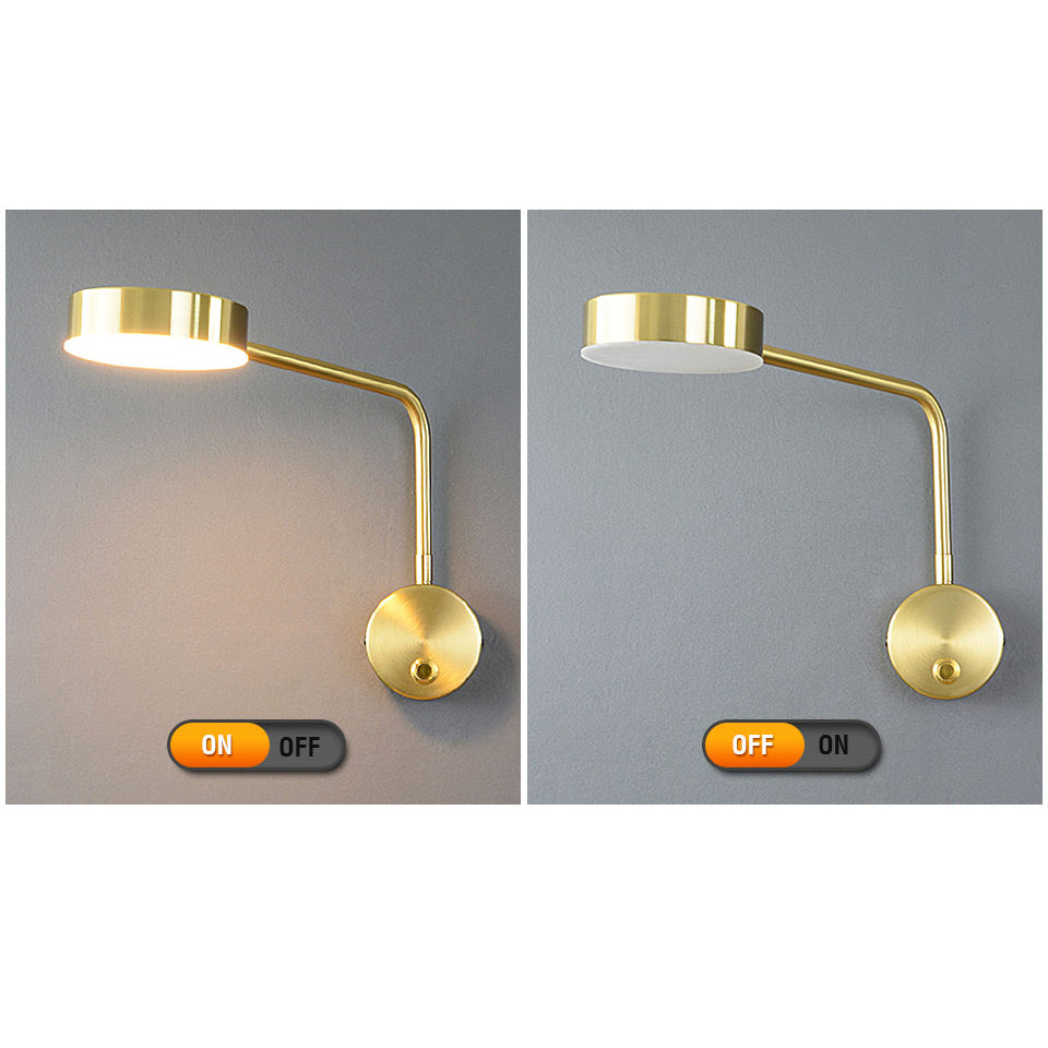 Modern minimalist einfarbige mit drehbarem LED-Wandstrahler lampe