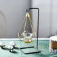 Frendorf | GeoLume Geometrischer Hängender Kerzenhalter oder Vase aus Eisen | Modernes Design | Vielseitige Deko