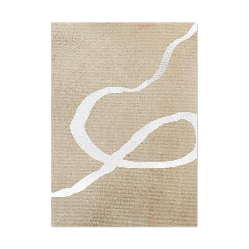 Neutrale Beige Abstrakte Wandkunst Poster Drucke