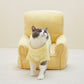 Gemütliches gestricktes passendes lockiges Plüsch-Loungewear-Set für Haustiere und Besitzer