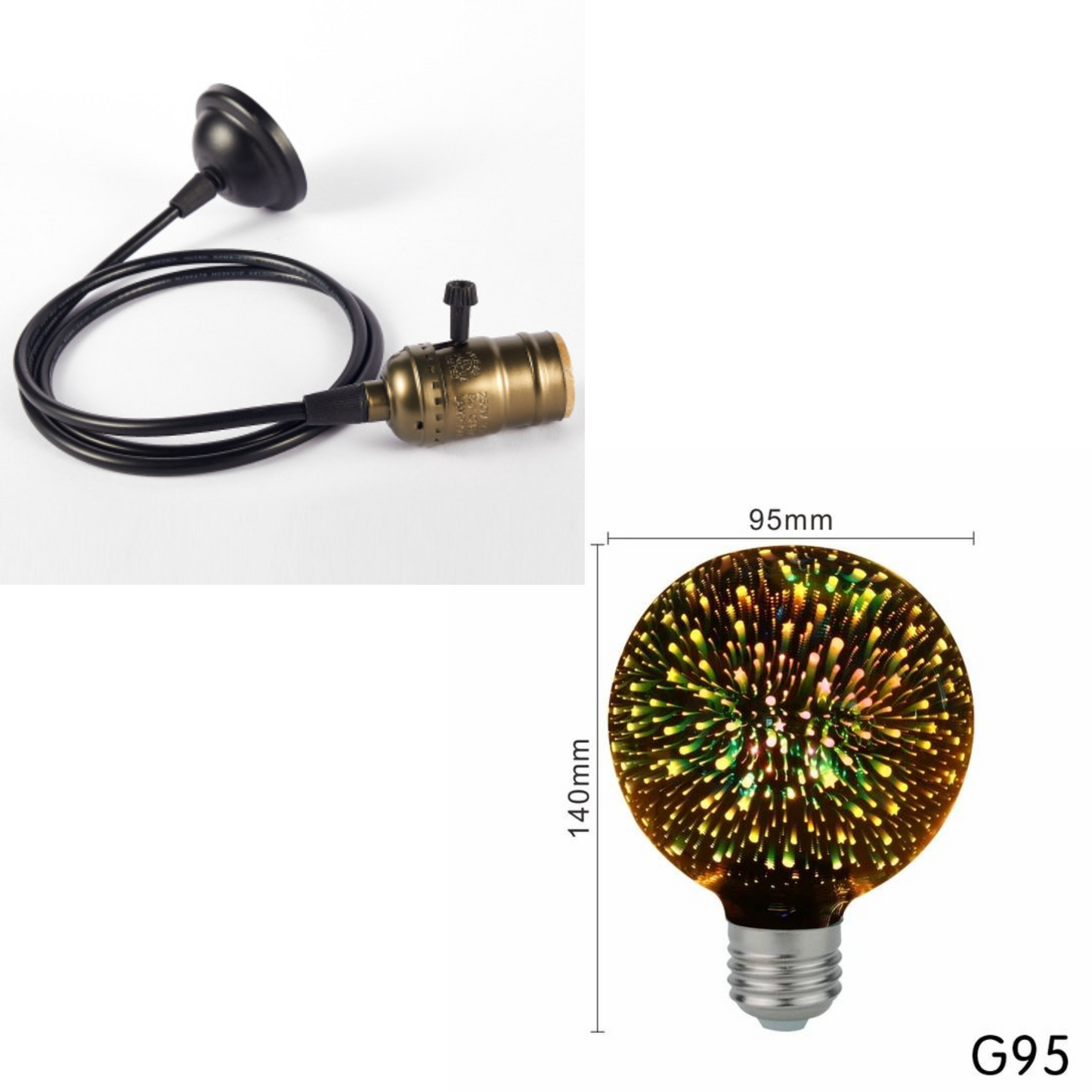 3D LED Feuerwerksbirne