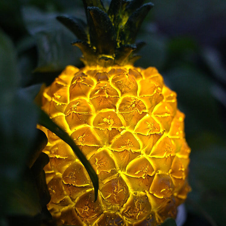 Frendorf | TropiLume Gartenleuchte | Outdoor Solarlicht | Wetterfest | Ananas LED Dekoleuchte