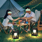 Outdoor Solar Camping Quadrat Tragbare Käfig LED Camping Landschaft Licht
