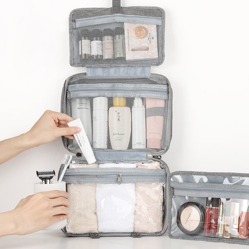 Frendorf | Perfekt für Reisen - Kulturtasche für Damen mit Aufhängehaken