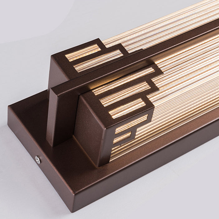 Frendorf | LumaRay Waterproof LED Wandleuchte | Edelstahl Glas | Rechteckig | Außenbeleuchtung Terrasse
