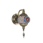 Zeitgenössische Retro Eisen Glas Mosaik Globus 1-Licht Wand Sconces Lampe Für Flur