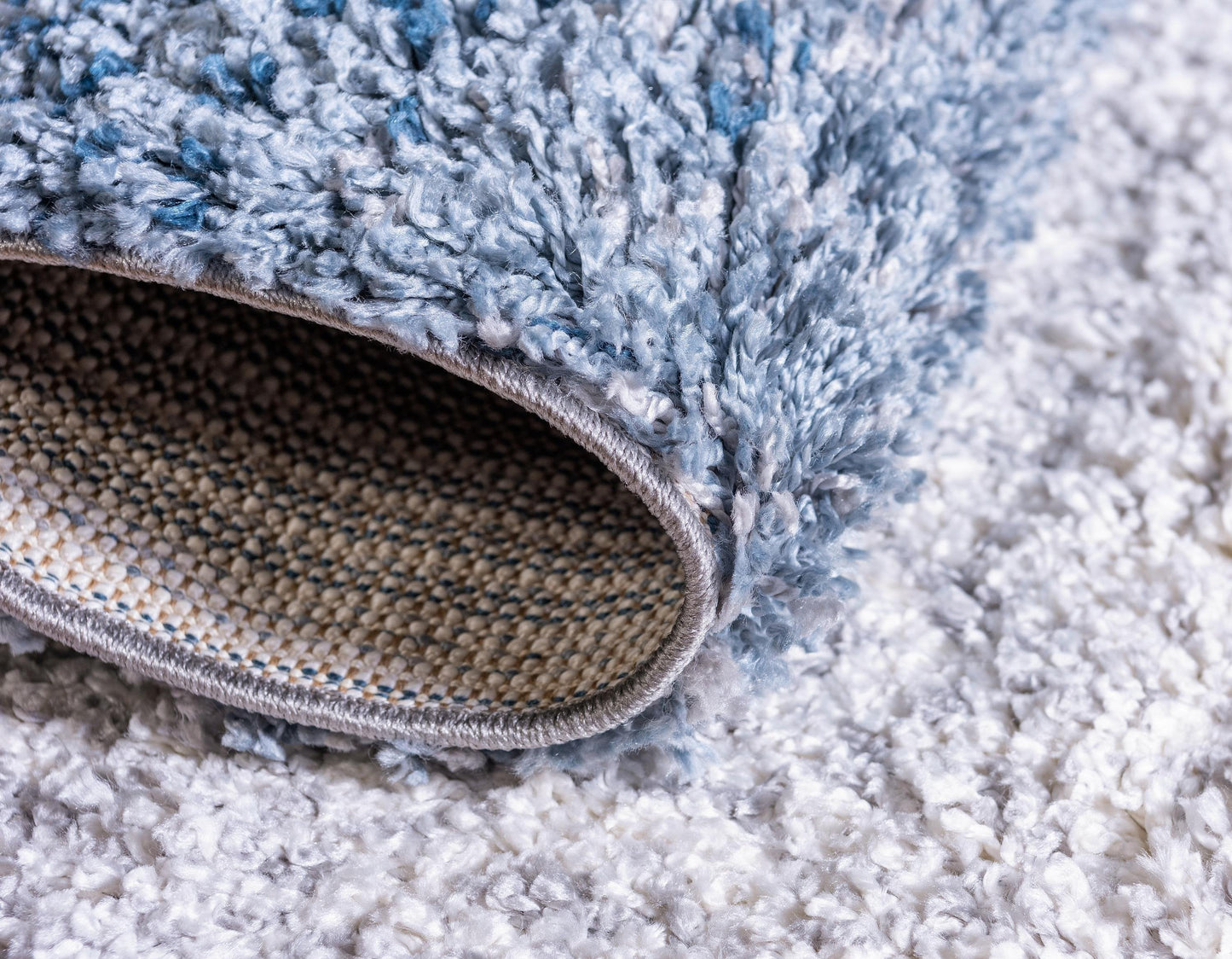 Frendorf | Velviona Gradient Shaggy Teppich | Weicher Hochflorteppich | Modernes Farbverlauf-Design