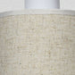Frendorf | LinoLux Nordic Tischlampe | Dimmbar | Leinenschirm | LED Beleuchtung für Zuhause