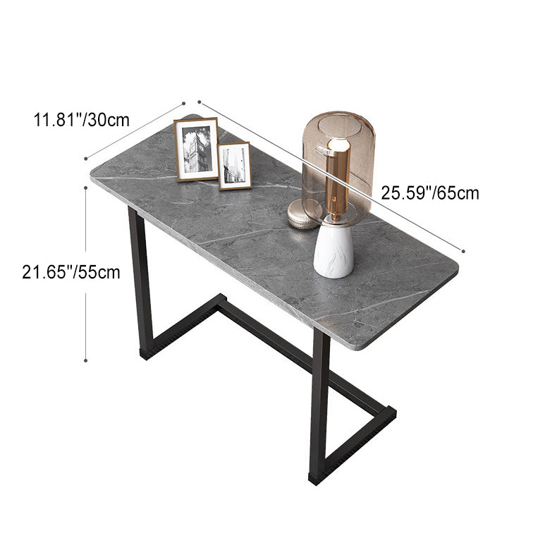 Frendorf | ModernoCurve C-Beistelltisch | MDF-Tischplatte | Modernes Design | Platzsparend | Perfekt für Wohnzimmer & Schlafzimmer