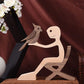 Frendorf | Geschenk für Tierliebhaber - Holzskulptur Tischornamente - Die Liebe zwischen Ihnen und Ihrem pelzigen Freund