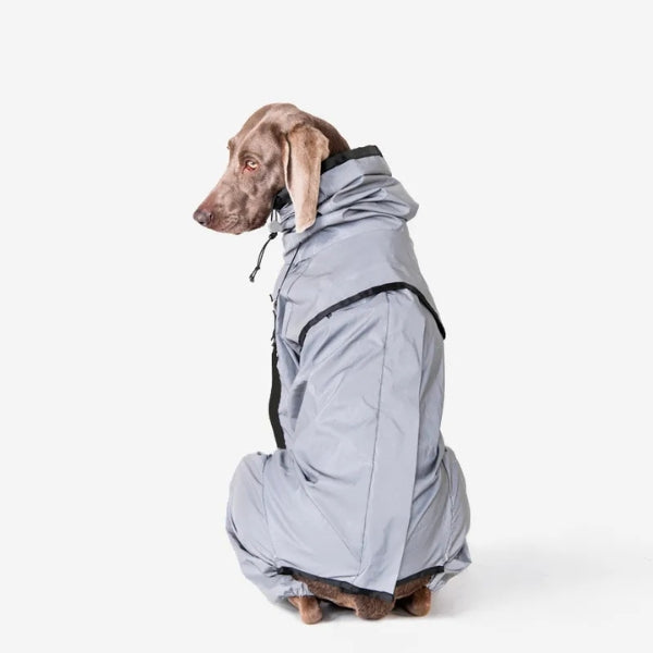 Frendorf | Hunderegenmantel mit Beinen - Wasserdichte Hundejacke für kleine und große Rassen | UK Gemütliche Winterbekleidung