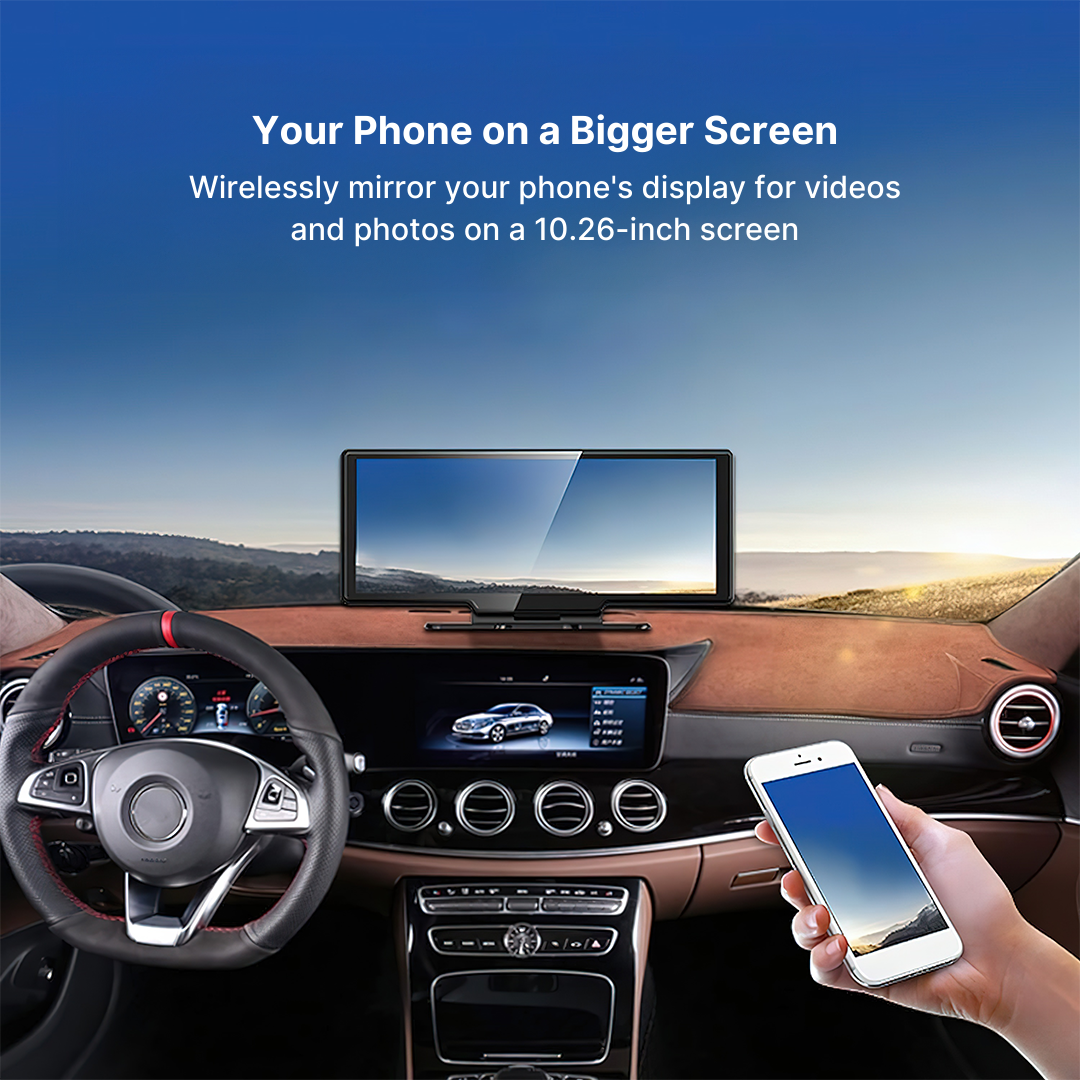 Frendorf | Drahtloses CarPlay & Android Auto Touchscreen - Das beste Autodisplay für Apple CarPlay und Android Auto