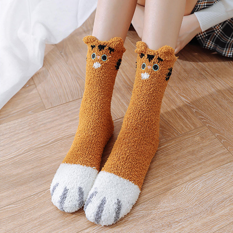 Frendorf | Warme, weiche Socken mit Katzenpfoten