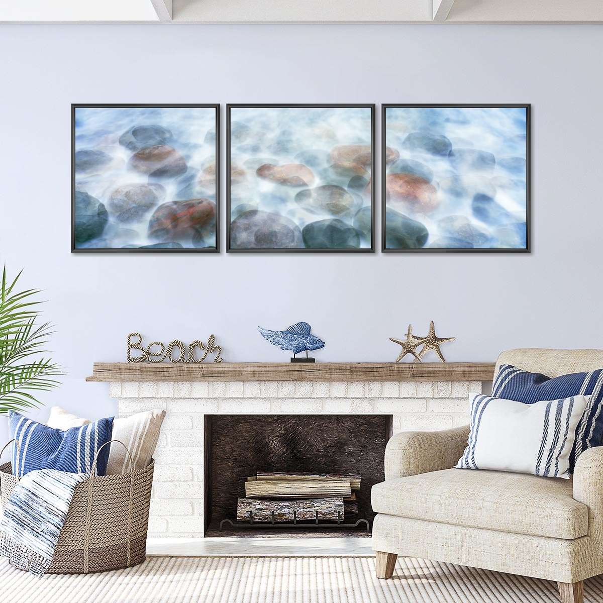 Frendorf | Rocks Underwater In Calumet Beach Wandkunst