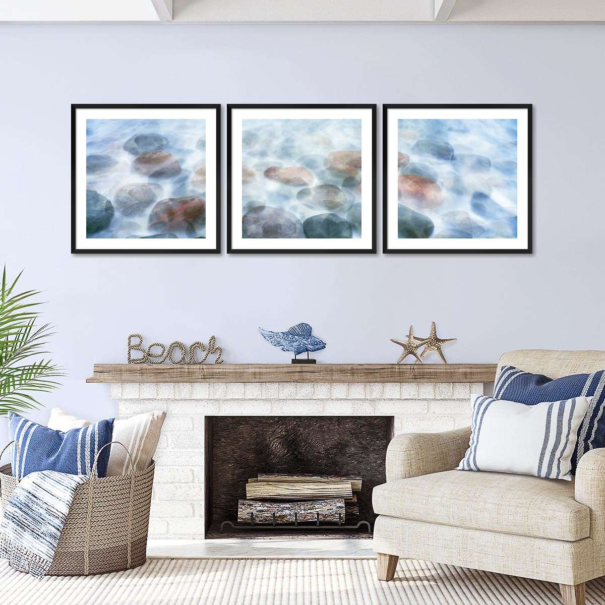 Frendorf | Rocks Underwater In Calumet Beach Wandkunst