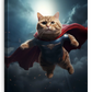 Frendorf | Hübsche Superman Katze Wandkunst