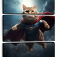 Frendorf | Hübsche Superman Katze Wandkunst