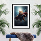 Frendorf | Hübsche Superman Katze Wandkunst