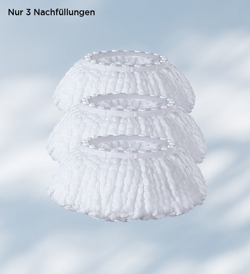Frendorf | 360° Drehbarer Wischmopp- und Eimer-Set mit Auswringsystem F63