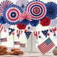 Frendorf | 14-Teilig: Patriotic Party Decorations Set